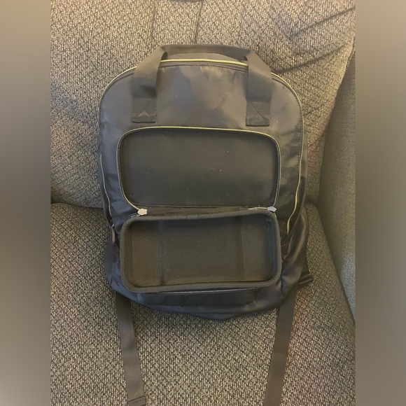 Tommy bahama dark camouflage black & grey multi pocket backpack! - Picture 4 of 13